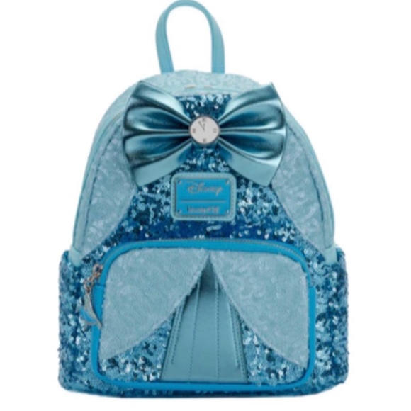 Loungefly Cinderella sequin backpack Nwt - Picture 4 of 6